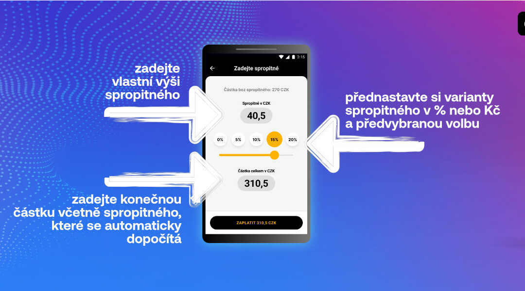 Už jste viděli nové spropitné?